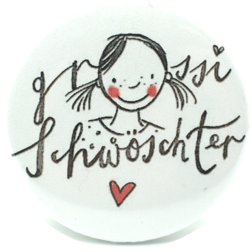 Button grosse Schwester